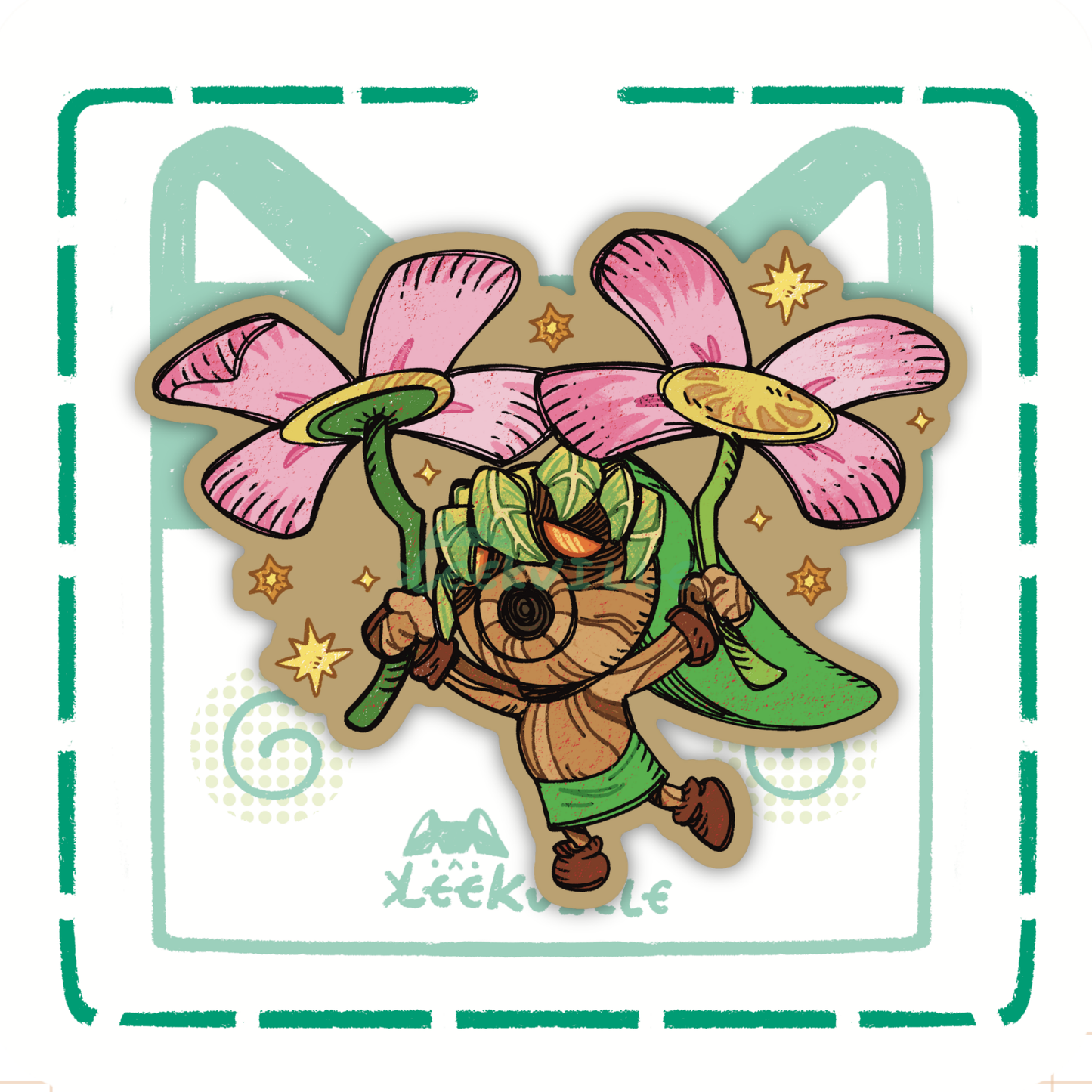 TLOZ | Deku Seed - Matte Vinyl Sticker