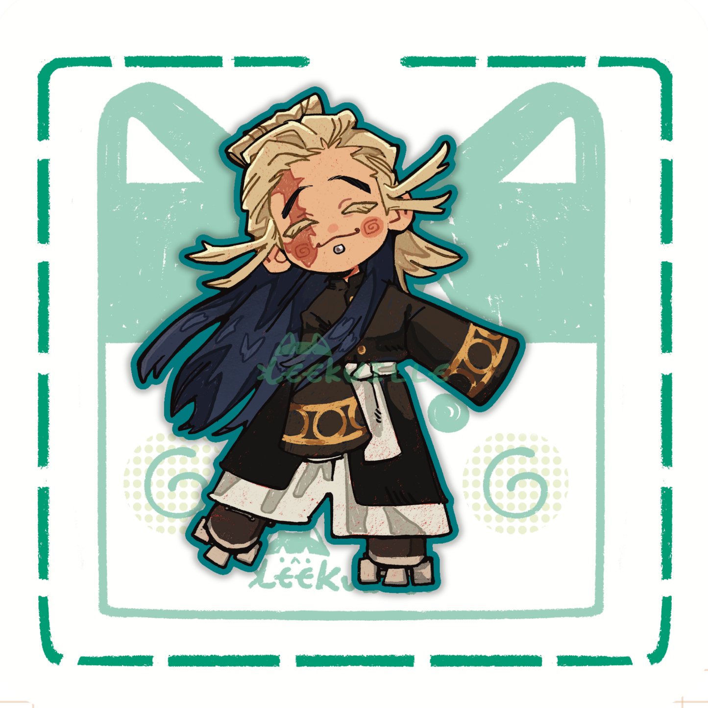 Gachi | Let's Go Skating - Matte Vinyl Sticker