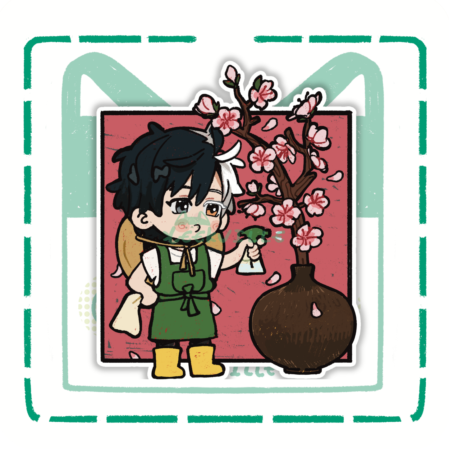 WBR | Helper Sakura - Matte Vinyl Sticker