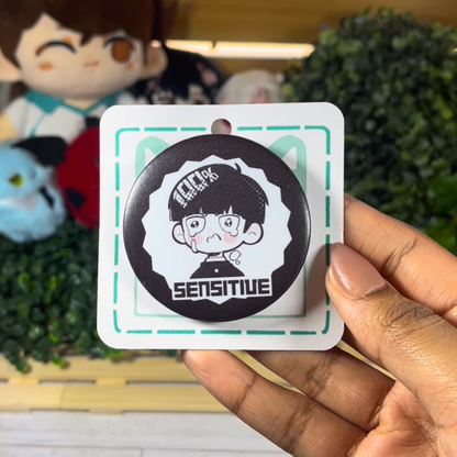 MP100 | Emotions at 100% - 2.25 Matte Button Badges
