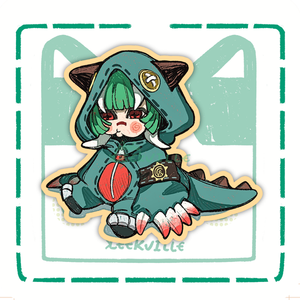 Gachi | Baby Kaiju  - Matte Vinyl Sticker