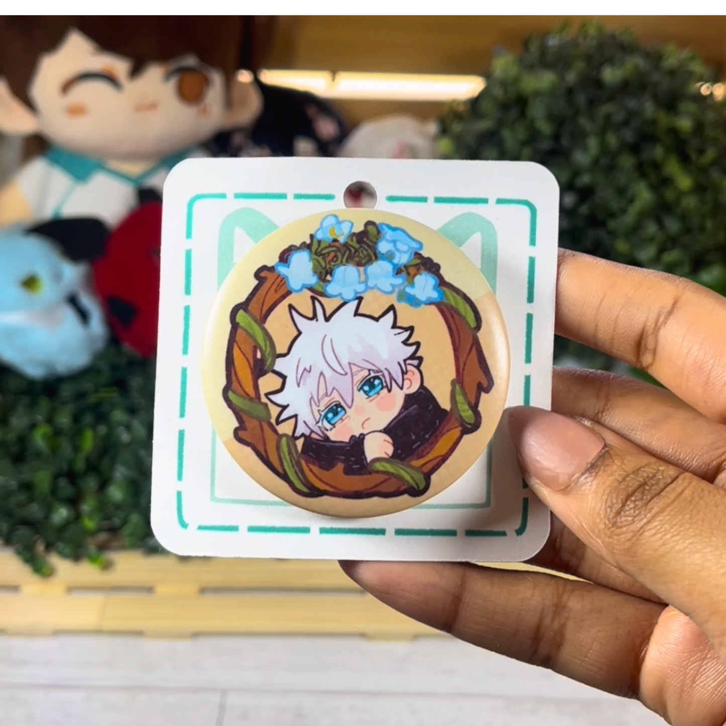 JJK | Sashisu - 2.25 Matte Button Badges