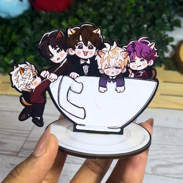 LADs | Teacup Kittens - Wooden Standee