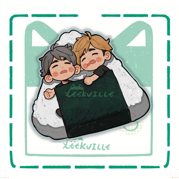 HKYU | Miya Onigiri  - Matte Vinyl Sticker