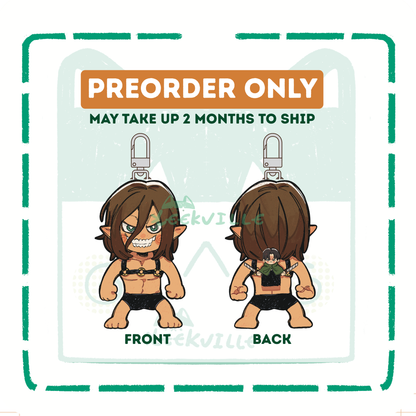 [PREORDER ONLY] AOT | Humanity's Strongest - Wooden Charm