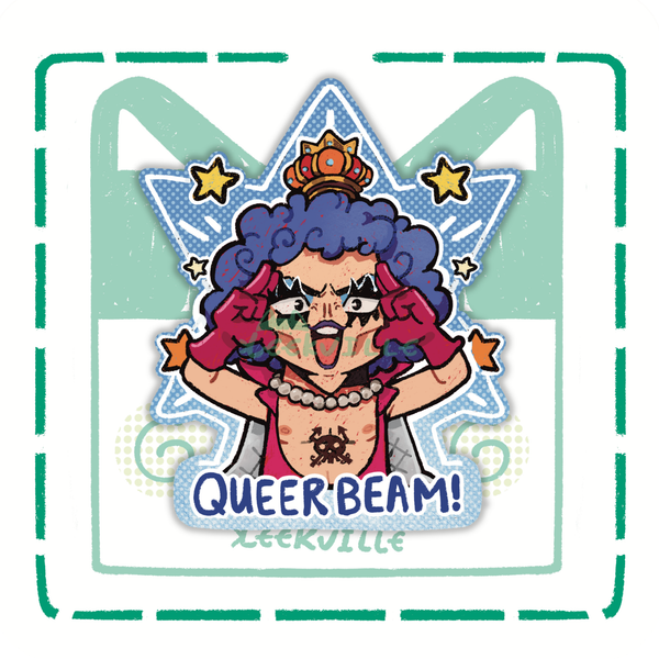 OP | Ivankov Queerbeam  - Matte Vinyl Sticker
