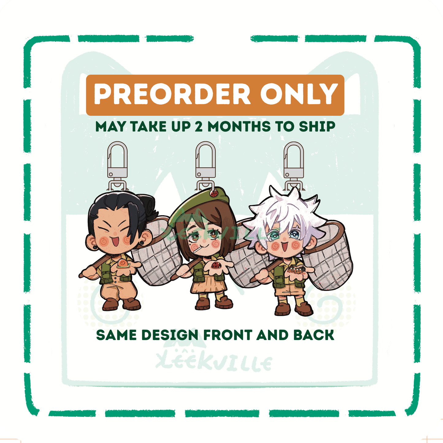 [PREORDER ONLY] JJK | Critter Friends - Wooden Charms