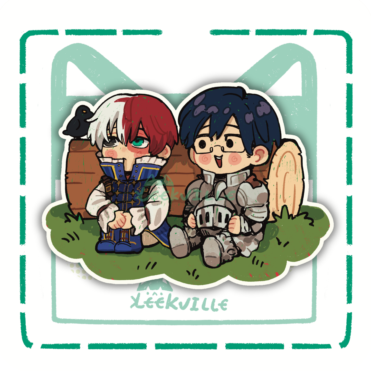 MHA | Fantasy Todoiida - Matte Vinyl Sticker