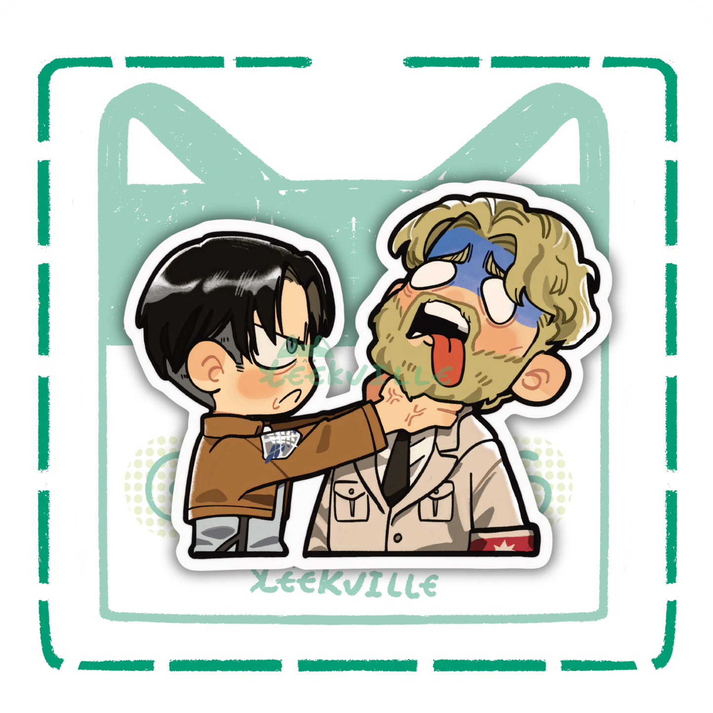 AOT | Die Zeke - Matte Vinyl Sticker