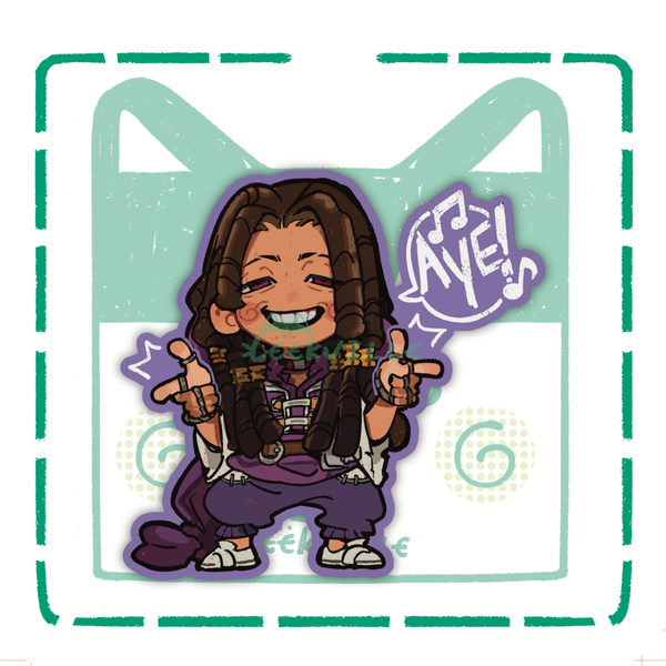 Gachi | Aye!  - Matte Vinyl Sticker
