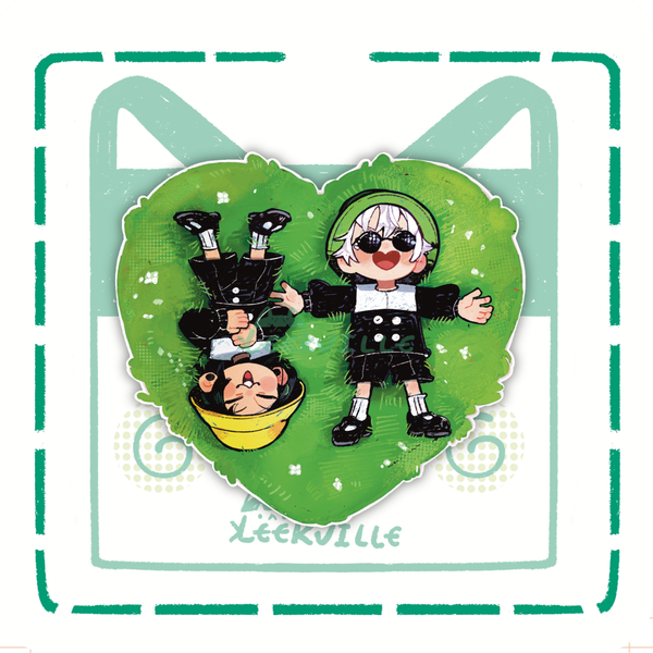JJK | Satosugu Heart - Matte Vinyl Sticker