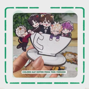 [PREORDER ONLY] LADs | Kitty Teacup - Wooden Standee